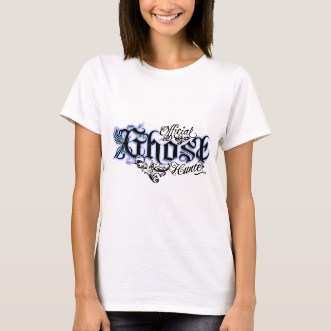 T-shirt Chasseur officiel de fantôme (Devant)