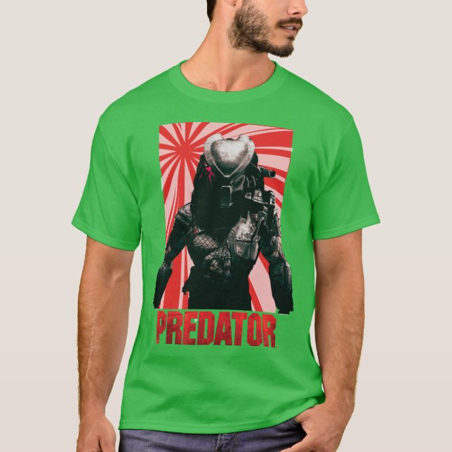 T-shirt chasseur rouge art (Devant)