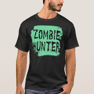 T-shirt Chasseur Zombie Halloween Chasse Mignonne tenue