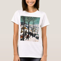 Chasseurs dans le paysage de neige Pieter Bruegel