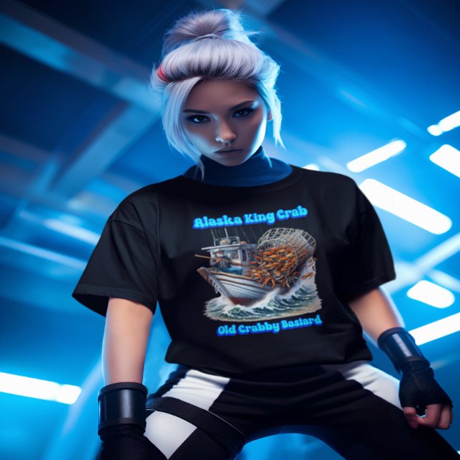 T-shirt Chasseurs de crabe Voyage Vieux bâtard de crabe (Créateur téléchargé)