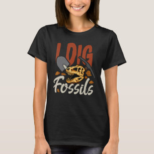T-shirt Chasseurs de fossiles Paléontologue Paléontologie