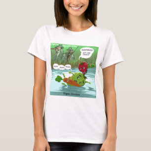 T-shirt Chasseurs Végétaliens Drôles