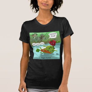 T-shirt Chasseurs Végétaliens Drôles