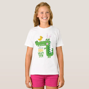 T-shirt chasseuse d'œufs de dinosaure adorable et