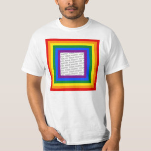 T-shirt CHÂSSIS DU DRAPEAU PLANIFIÉ + votre signe ou image