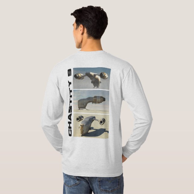 T-shirt Chastity 9 Long Sleeve (Dos entier)