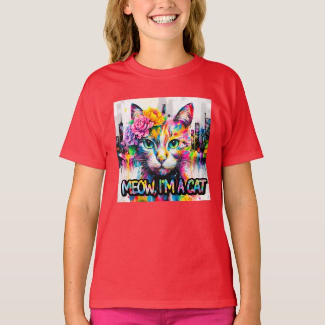 T-shirt Chat (Devant)