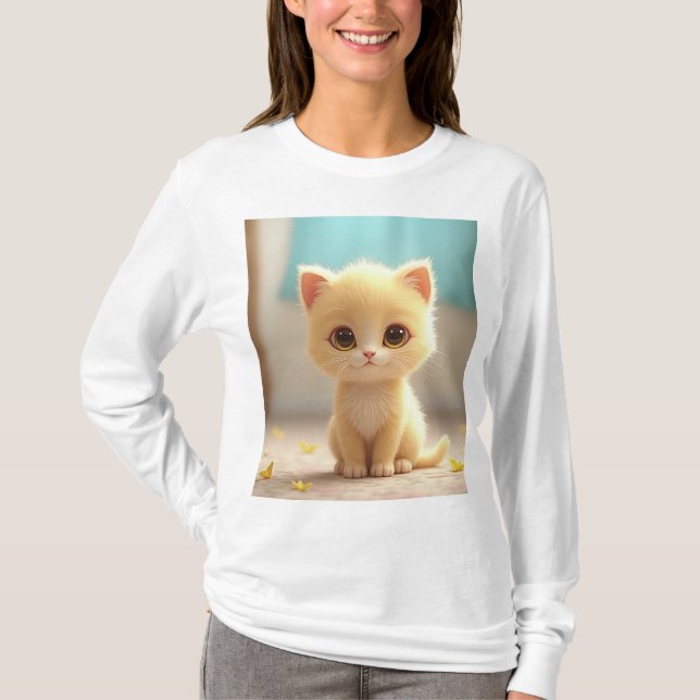 T-shirt chat (Devant)