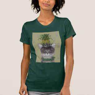 T-shirt Chat à ananas