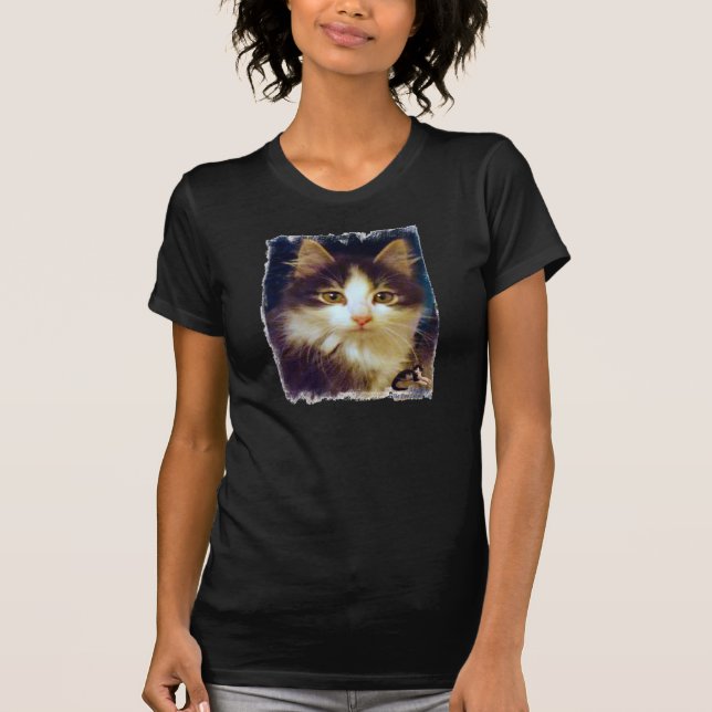 T-shirt Chat à deux jambes d'Anakin, plan rapproché mignon (Devant)