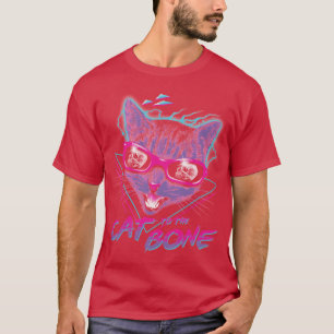 T-shirt Chat à l'os