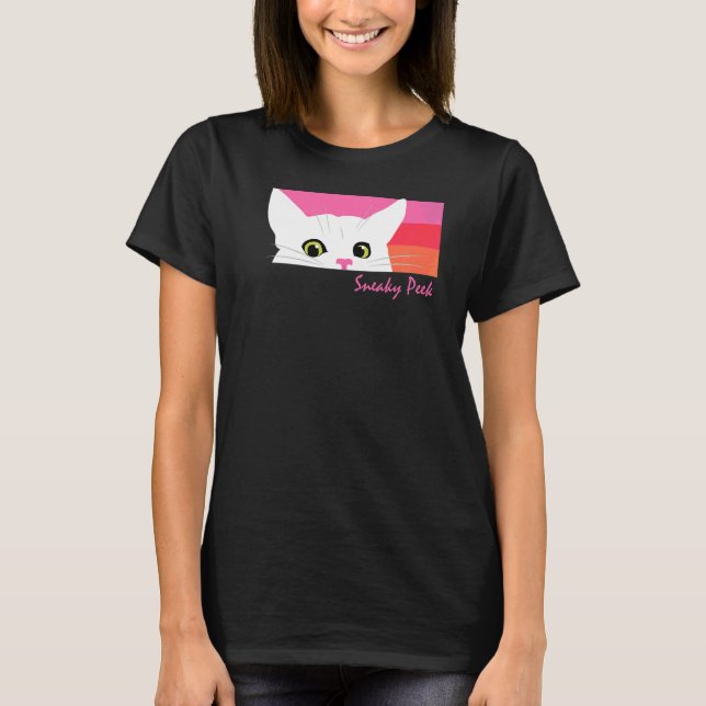 T-shirt Chat à pointe épineuse (Devant)