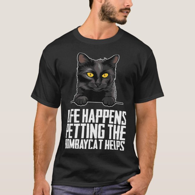 T-shirt Chat à queue courte  Bobtail  Chat bobtail  1 (Devant)