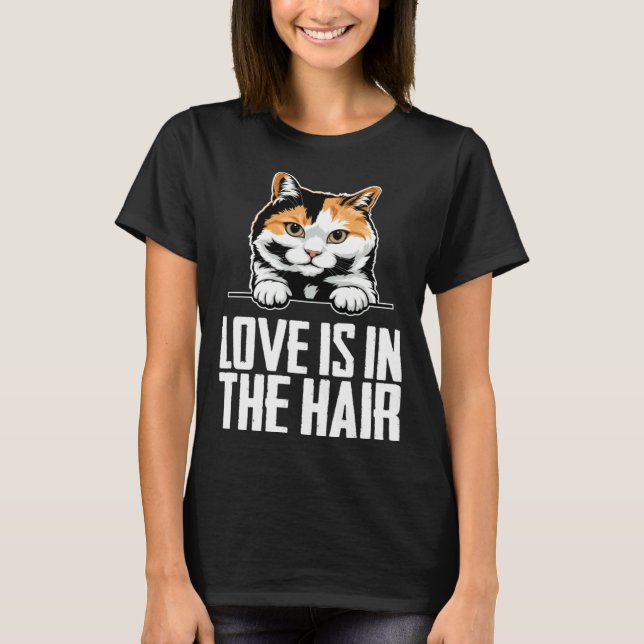 T-shirt chat à queue courte mère Bobtail (Devant)