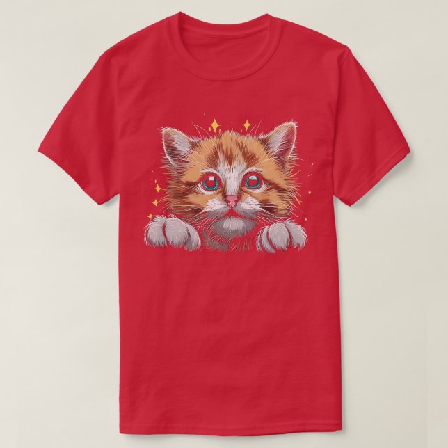 T-shirt Chat adorable (Design devant)