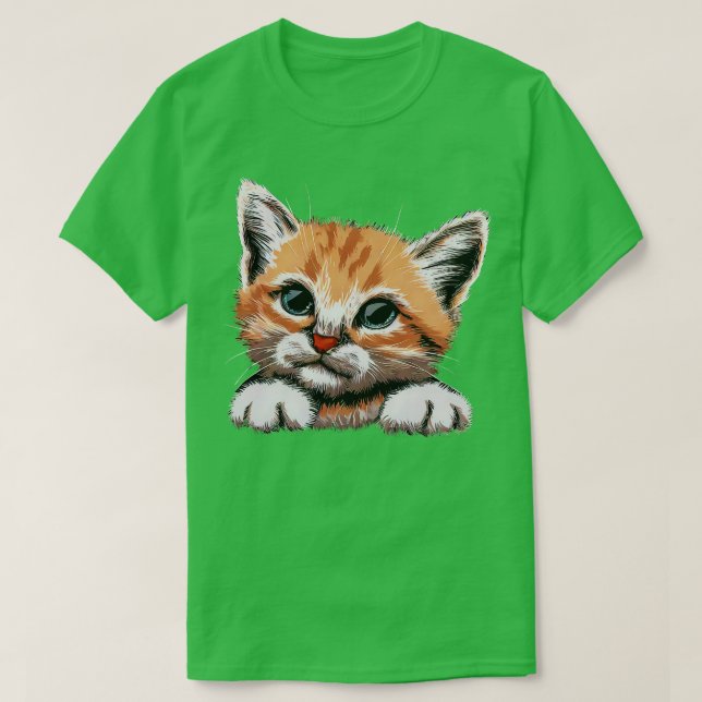 T-shirt Chat adorable 3 (Design devant)