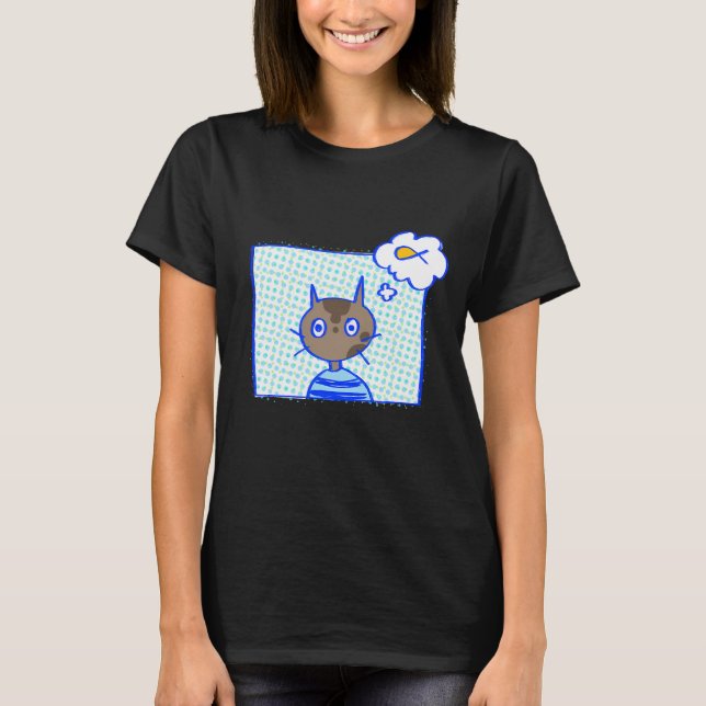 T-shirt Chat affamé (Devant)