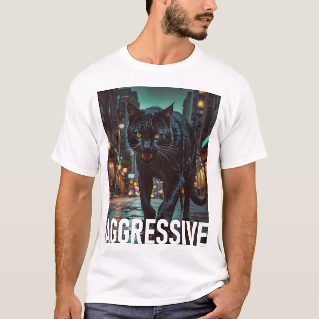 T-shirt Chat agressif (Devant)