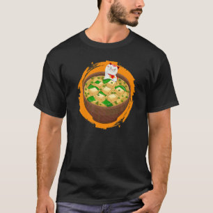 T-shirt Chat aime cette soupe miso japonaise Soupe miso 