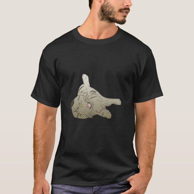 T-shirt Chat aime chat birman Mon chat (Devant)