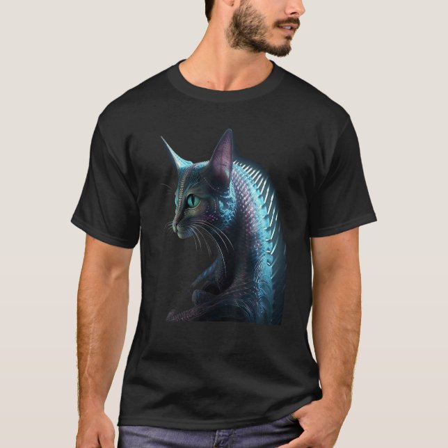 T-shirt Chat Alien (Devant)