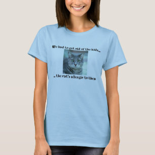 T-shirt chat allergique