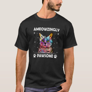 T-shirt Chat Ameowzingly Incroyable Citation Motivation de
