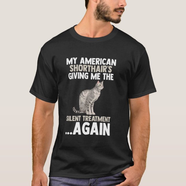 T-shirt Chat American Shorthair (Devant)
