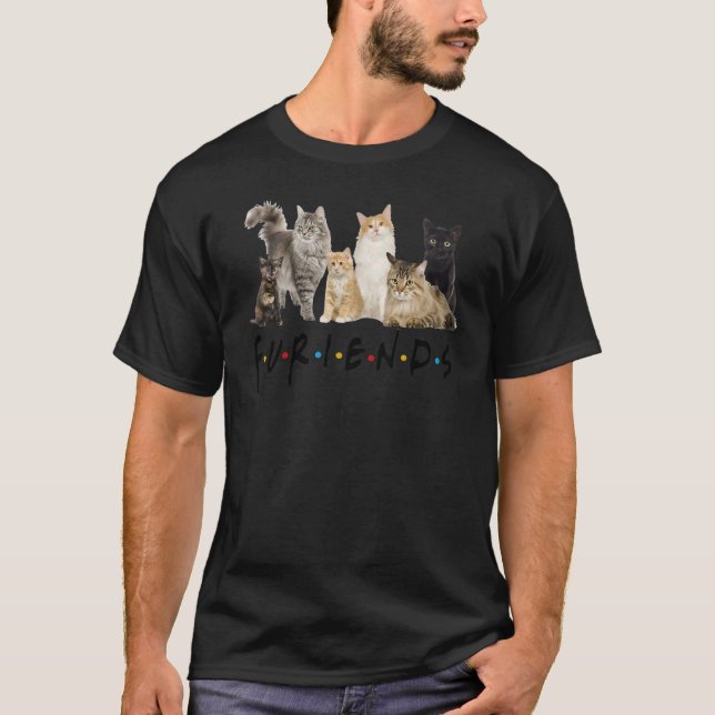 T-shirt Chat Amis Mets Chat Cute Kittens Chat (Devant)