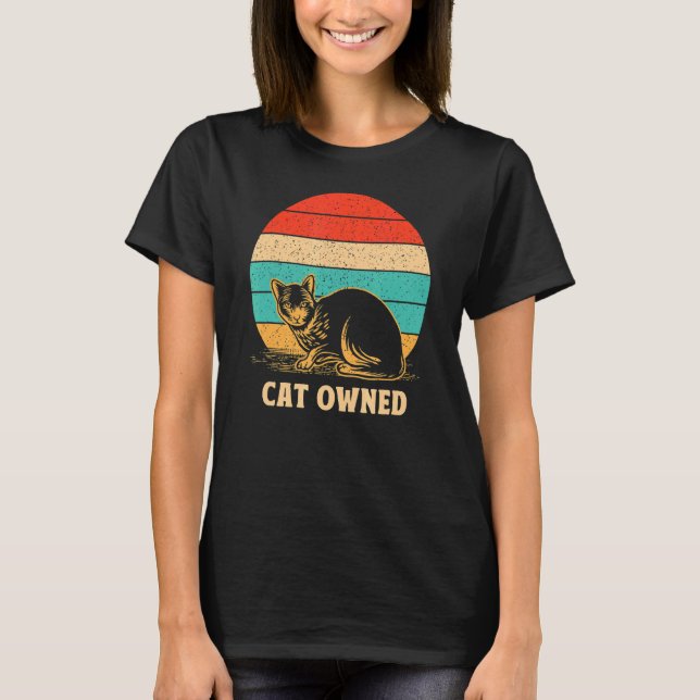 T-shirt Chat Amis Propriétaires Chat Buddy Kitten Chat Mam (Devant)