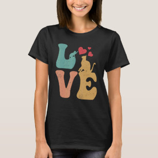 T-shirt Chat AMOUR Amateur de Chats J'adore les Chats