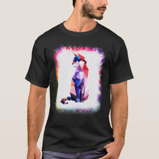 T-shirt Chat Amour R Papa Maman Garçon Fille Tie Dye Géomé