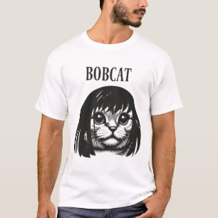 T-shirt Chat amusant Bob Coiffeur Bobcat Chats humoristiqu