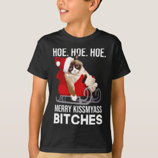 T-shirt Chat amusant Noël Adulte Humour Noël