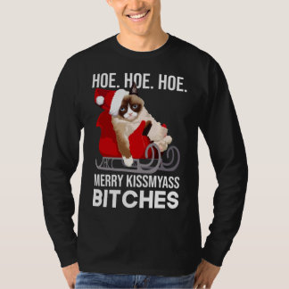 T-shirt Chat amusant Noël Adulte Humour Noël