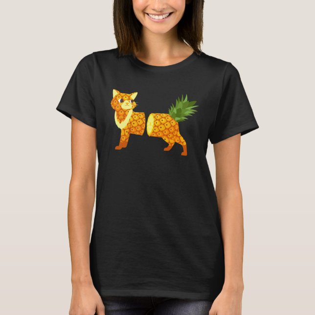T-shirt Chat Ananas (Devant)