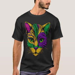 T-shirt Chat Animal  Carnaval Mardi Gras Bouffon Chat Mard