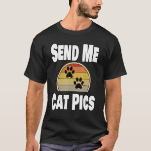 T-shirt Chat   Animal De Compagnie Propriétaire Envoyez-Mo