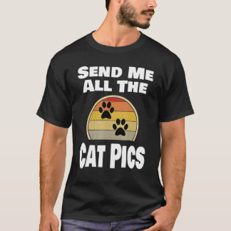 T-shirt Chat   Animal De Compagnie Propriétaire Envoyez-Mo