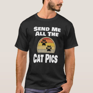 T-shirt Chat  Animal De Compagnie Propriétaire Envoyez-Moi