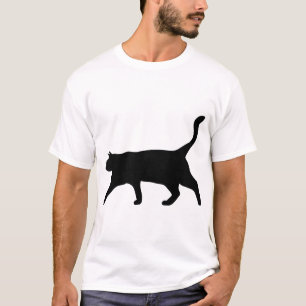 T-shirt Chat Animal La Silhouette Domestique Chat Kitten