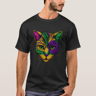 T-shirt Chat Animal Mardi Gras Carnaval Bouffon Chat Mardi