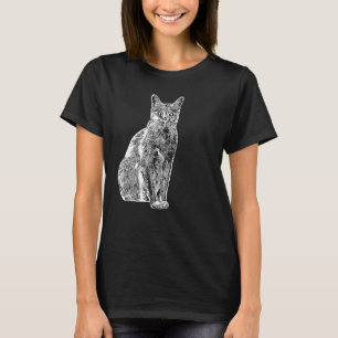 T-shirt Chat Animal Motif Impression Chats Imprimer Chats 