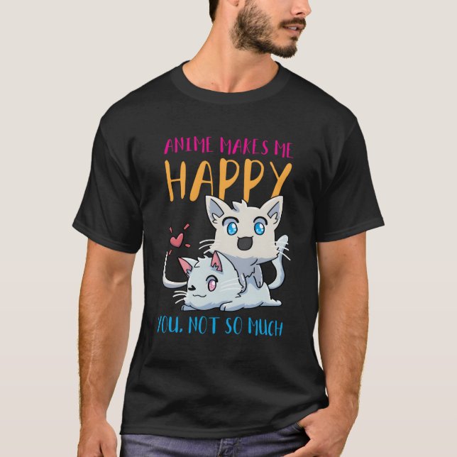 T-shirt Chat Anime Neko (Devant)