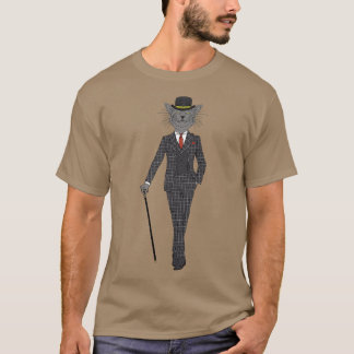 T-shirt Chat anthropomorphique 4