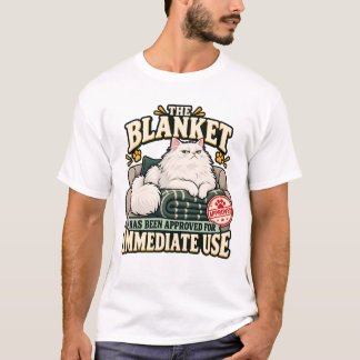 T-shirt Chat Approuve La Couverture