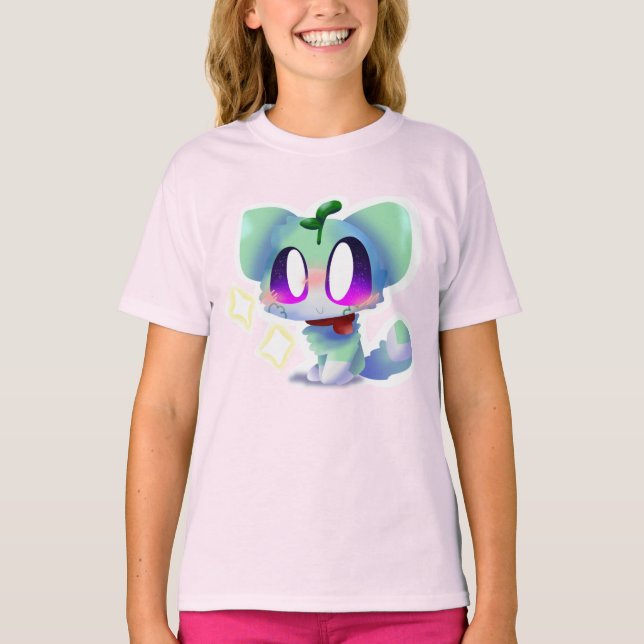 T-shirt Chat Apricot (Devant)