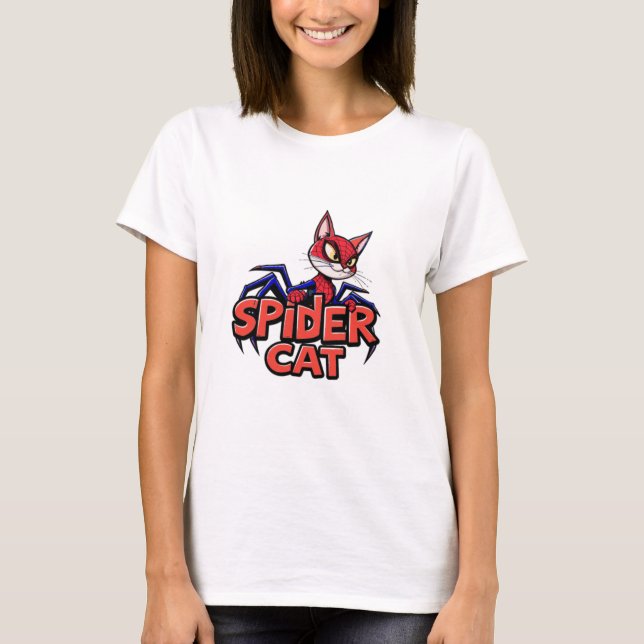 T-shirt Chat Araignée (Devant)