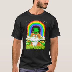T-shirt Chat Arc-en-ciel Leprechaun Chat Persan Fête de la